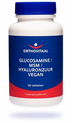 OrthoVitaal Glucosamine / MSM / Hyaluronzuur vegan 60 Tabletten