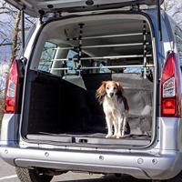 TRIXIE AUTOREK ZILVER / ZWART 105-172X46-60 CM - thumbnail