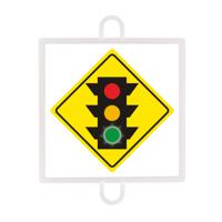 WARNING TRAFFIC SIGN PANEL NO. 3 (GREEN TRAFFIC LIGHT) - thumbnail
