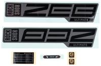 ROCKSHOX decor set decal set rs black 27/29 f. black dipping r. - thumbnail