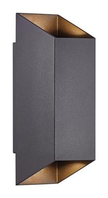 Kleine Up & down buitenlamp zwart met 2 GU10 fittingen Nordlux Nico 23 cm Kleine Up & down buitenlamp zwart met 2 GU10 fittingen Nordlux Nico 23 cm