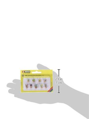 NOCH 14080 N sierplanten in bloempotten (set I) Kant-en-klaar model