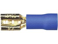 Sinuslive Car-HiFi platte stekker Set van 10 stuks 2.5 mm² 4.8 mm Verguld - thumbnail