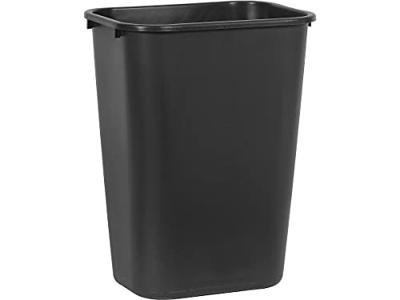 Rubbermaid vuilbak 39 l, zwart