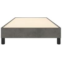 Boxspringframe fluweel donkergrijs 90x200 cm - thumbnail