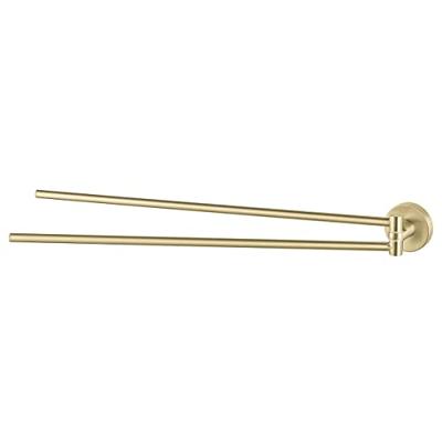 Haceka Kosmos Dubbele Handdoekhouder 5,3x40,7x5,3 cm Goud-look Haceka Kosmos Dubbele Handdoekhouder 5,3x40,7x5,3 cm Goud-look