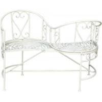 Loveseat Viva La Vida Old White - 111x57x82cm - thumbnail