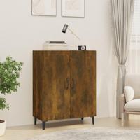 Dressoir 70x34x90 cm bewerkt hout gerookt eikenkleurig - thumbnail