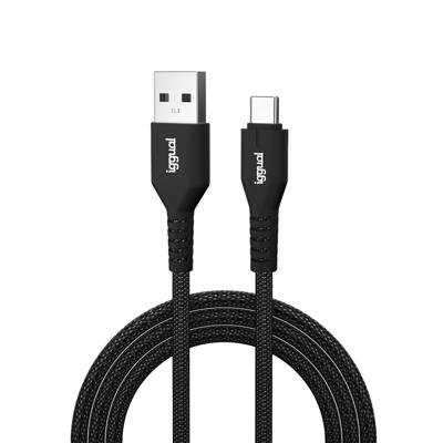 Kabel USB A naar USB-C iggual IGG320006 Zwart 1,8 m Kabel USB A naar USB-C iggual IGG320006 Zwart 1,8 m