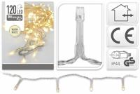 Kerstverlichting 120 LED 9m WW Trnsp - thumbnail