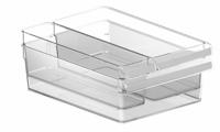 Rotho LOFT Koelkast Organizer Set 3-delig Transparant - thumbnail