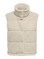 Only Onlsandra Teddy Waistcoat Life Otw Noos Gilets Pumice Stone - thumbnail