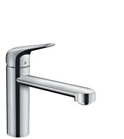 Hansgrohe Focus M42 ééngreeps keukenmengkraan 120 met CoolStart en EcoClick, chroom - thumbnail