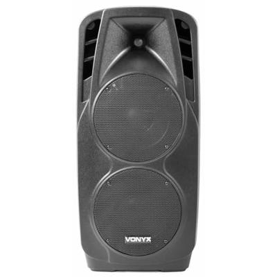 Vonyx SPX-PA9210 1000 W Trolley met PA-geluidssysteem Zwart