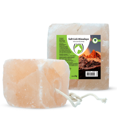 Excellent Horse Salt Lick Himalaya 3-4 kg (Met touw)