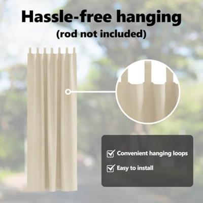 VidaXL Verduisterende gordijnen 2 pcs crème 140 x 245 cm fluweel VidaXL Verduisterende gordijnen 2 pcs crème 140 x 245 cm fluweel