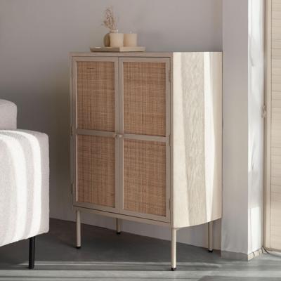 ZILT Opbergkast 'Meja' Rattan, 100 x 80cm