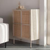 ZILT Opbergkast 'Meja' Rattan, 100 x 80cm - thumbnail