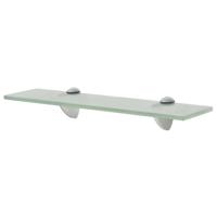 Zwevend schap 40x10 cm 8 mm glas - thumbnail