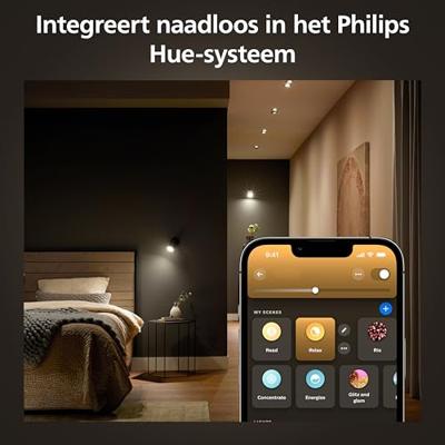 Philips HUE Lichtbron GU10 400 Lumen White Ambiance Philips HUE Lichtbron GU10 400 Lumen White Ambiance