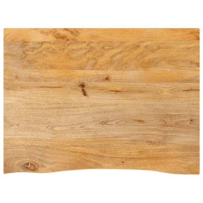 Tafelblad met natuurlijke rand 80x60x2,5 cm massief mangohout Tafelblad met natuurlijke rand 80x60x2,5 cm massief mangohout