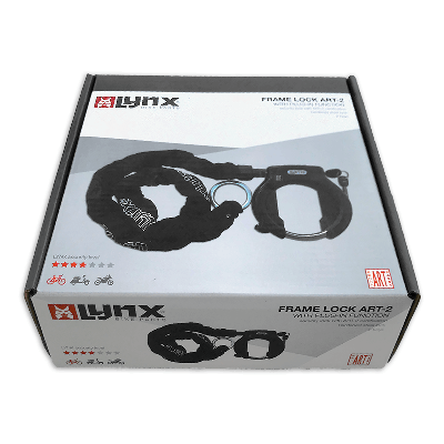 Lynx Art 2 ringslot met ketting lazo