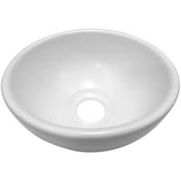 Opzetwaskom Wiesbaden Consilio Wastafel 20x20x9 cm Wit - thumbnail