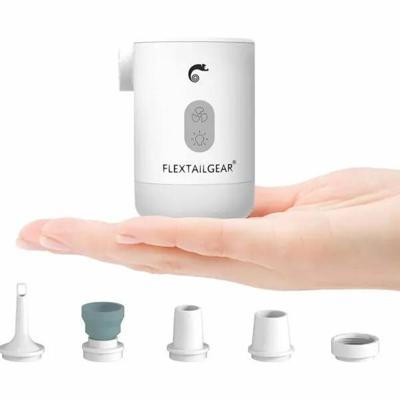 Flextail Gear Max Pump 2 Pro Luchtbedpomp - 4 in 1 - Luchtpomp, Lantaarn, Vacuümpomp, Noodpowerbank - Wit