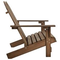 VidaXL Tuinstoel 2-zits adirondack massief vurenhout bruin - thumbnail