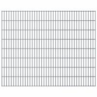 vidaXL Dubbelstaafmat 2,008x1,63 m grijs - thumbnail