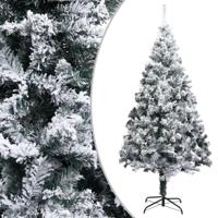 VidaXL Kunstkerstboom met sneeuw 240 cm groen - thumbnail
