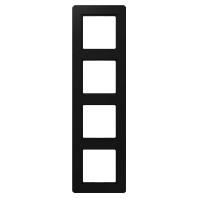 JUNG a-flow grafiet zwart s afdekraam AF 584 BF SWM - thumbnail