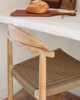 Kave Home Barkruk 'Nina' kleur Beige (zithoogte 62cm) - thumbnail