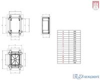 Boxexpert BXPPABST200300130-F01 Schakelkast 200 x 300 x 130 ABS, Polycarbonaat Lichtgrijs 1 stuk(s) - thumbnail