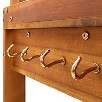 Keukentrolley 92x43,5x141,5 cm massief acaciahout - thumbnail