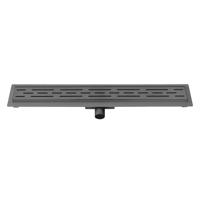 Best Design Douchegoot Moya Met Flens 100x7x6.7 cm Gunmetal - thumbnail