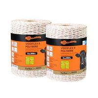 Gallagher Duopack Vidoflex 9 TurboLine Plus wit 2x200m - 069316 069316 - thumbnail