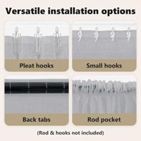 VidaXL Voile gordijn 2 pcs donkergrijs 175 x 140 cm polyester - thumbnail