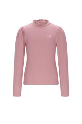 NoNo winter jersey t-shirt meisjes - roze - Koss - ecovero, rib