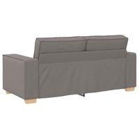 2-zitsbank Taupe 140 cm Stof - thumbnail