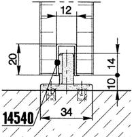 Hawa Junior onderrail [1.3 m] 14540 tbv. 40/80/120 - thumbnail