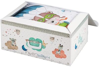 Interbaby bedtextielset lucht junior katoen Interbaby bedtextielset lucht junior katoen