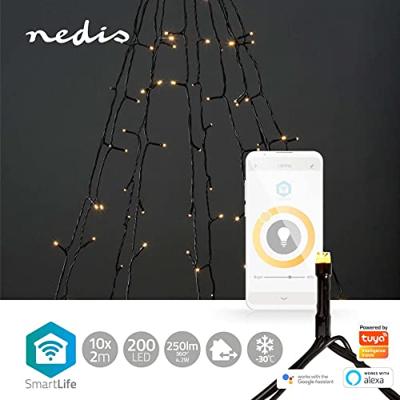 Nedis WIFILXT01W200 Smartlife Decoratieve Led Boom Wi-fi Warm Wit 200 Led&apos;s 10 X 2 M Android™ / Ios - thumbnail