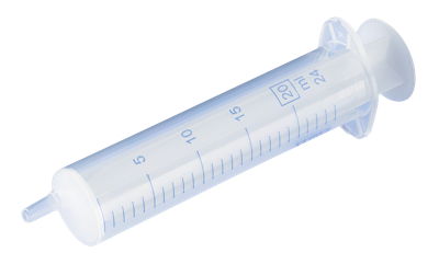 Wegwerpspuit 2-delig Luer 20ml