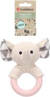Puppyspeelgoed Fabbo Olifant, wit - thumbnail