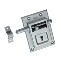 Nemef 98/12, Opleg Grendelslot, Klaviersleutel, Slotkast Staal Verzink - 9009812000 - 9009812000 - thumbnail