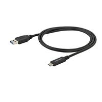 USB-C naar USB-C-kabel van StarTech, oplaadkabel USB type C-M/M USB 3.0 - C op A 1 Maand zwart - thumbnail