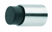 Intersteel deurstop kort - wandmontage - Ø 22x30 mm - RVS geborsteld - thumbnail