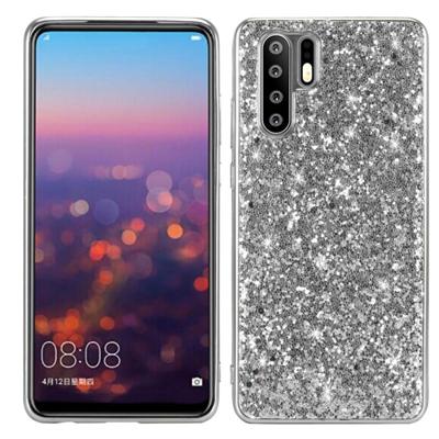 Glitter poeder schokbestendig TPU Case voor Huawei P30 Pro (zilver) Glitter poeder schokbestendig TPU Case voor Huawei P30 Pro (zilver)