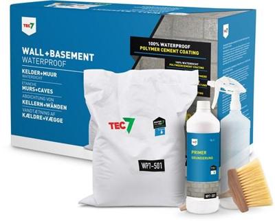 Tec7 wp7-501 kelder + muur waterdicht set 10kg + 1l - 602090000